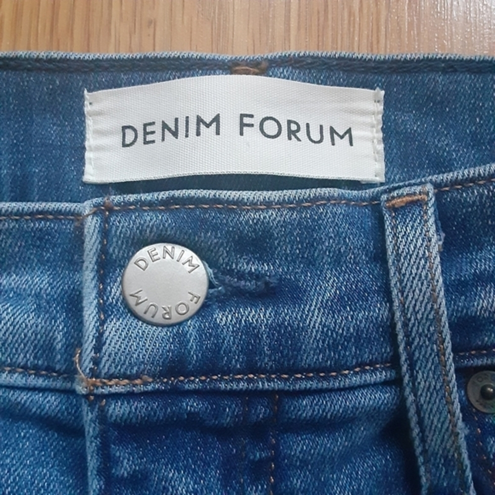 Aritzia Denim Forum Lola high rise skinny jeans,medium-light wash,27/30‎L - Picture 11 of 16